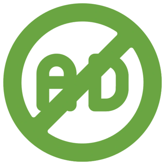 دون إعلانات مزعجة